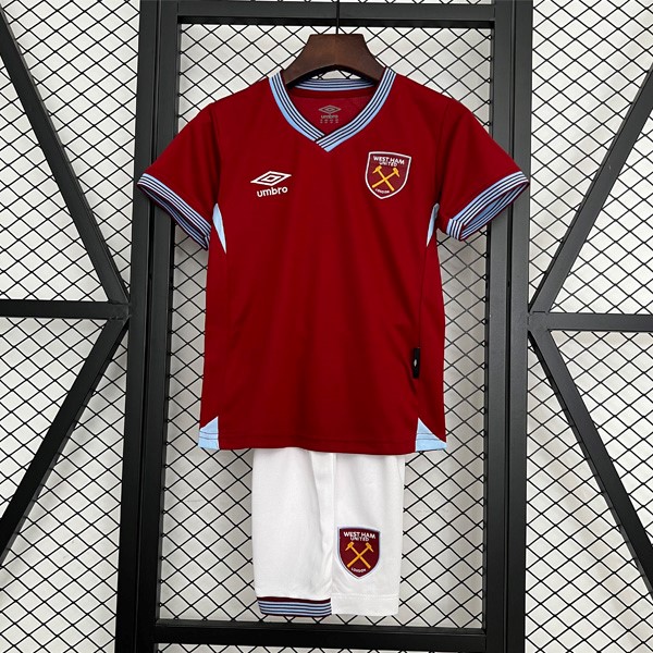 Camiseta West Ham 1ª Niño 2025/26